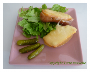 pomme de terre et sa raclette