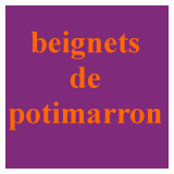 Beignets de Potimarron