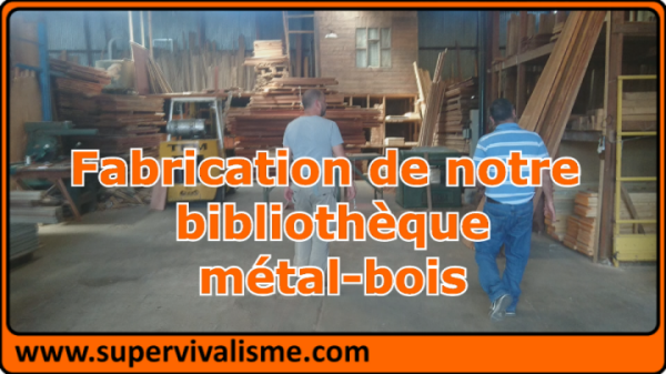 Comment fabriquer une bibliothèque, métal - bois, sans être un professionnel ;-)