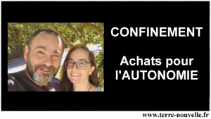 Confinement : achats pour l'autonomie