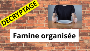 DECRYPTAGE | famine organisée !...