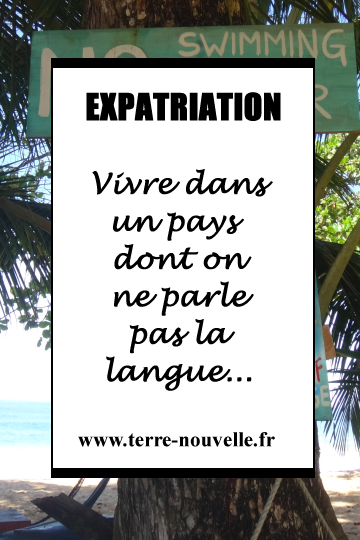Expatriation : vivre dans un pays dont on ne parle pas la langue...