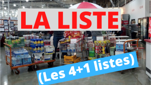 LA LISTE... (les 4 listes)