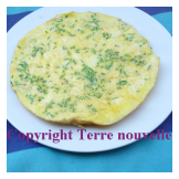 Omelette aux deux fromages