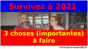 Survivez à 2021 : 3 choses (importantes) à faire