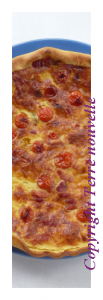 tarte-tomates-cerises-lardons-oignon Tarte aux tomates cerises, lardons et oignon rouge