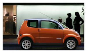 aixam-mega Mini voiture électrique l'e-city de MEGA, marque française