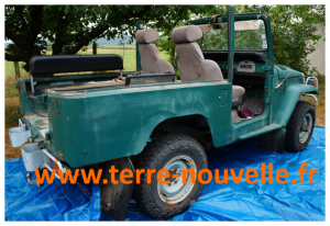 Démontage pour rénovation de notre Toyota BJ43 : cest parti ! Rénovation de notre BJ43 : la première étape du démontage.