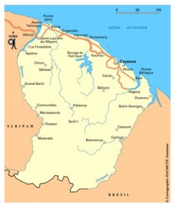 Carte de la Guyane : un refuge pour survivalistes ?
