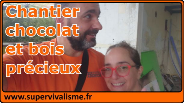 44 Chantier, chocolat et bois précieux Chocolat noir du Costa Rica, bois précieux d'Amérique centrale, et rénovation de notre maison au Costa Rica
