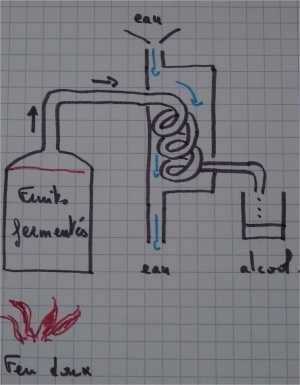 distillation à l'ambic 